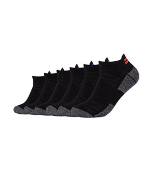 Skechers  Performense Sneakersokken - Mesh ventilation / Yellow Mix - Black