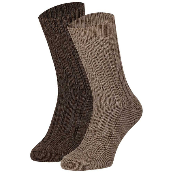 Apollo - Herensokken - Wol Alpaca -Outdoor / Multi Grey - Multi Beige - Multi Blue