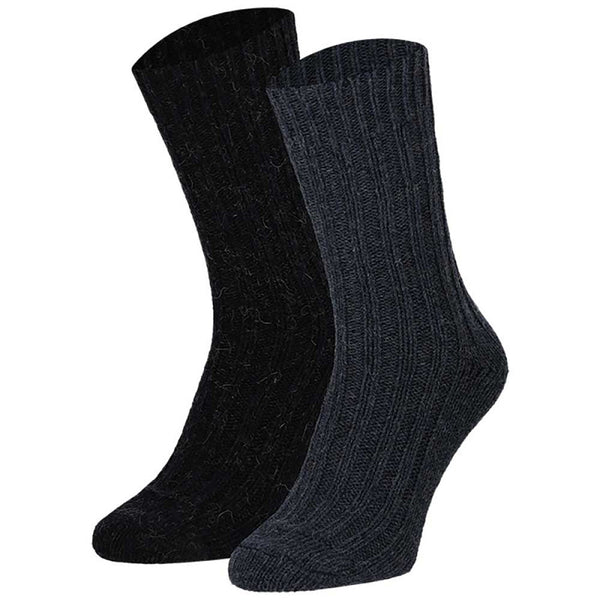 Apollo - Herensokken - Wol Alpaca -Outdoor / Multi Grey - Multi Beige - Multi Blue