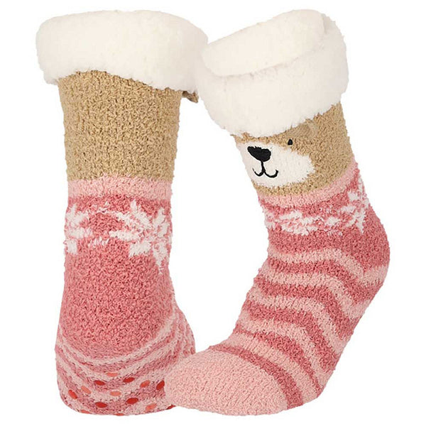 Apollo - Kinderen - Huissok Antislip / Beer - Konijn - Rendeer