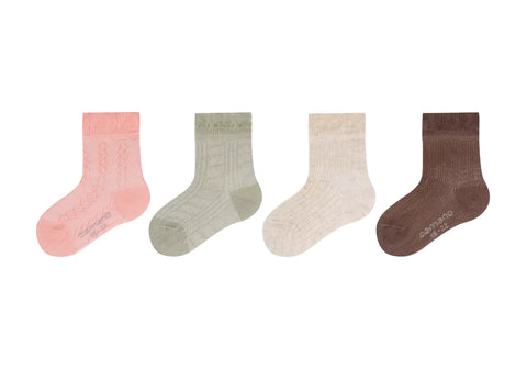 Camano - Baby Sokken - Frivel / Blossom    4 Pack