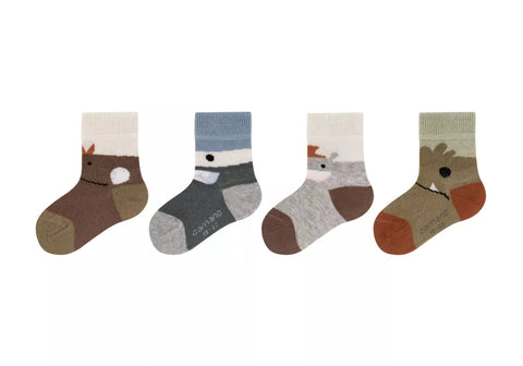 Camano - Baby Sokken - Monst / Overland Trek    4 Pack
