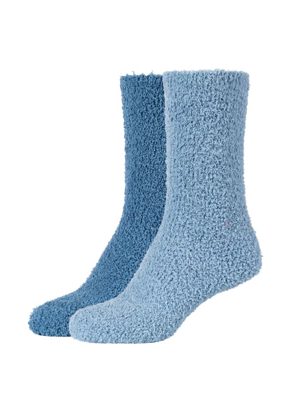 Camano - Cosy Sock - Bedsokken Fashion / Dark Saphire - Ashley Blue -Dusty Rise Mix  2 Pack