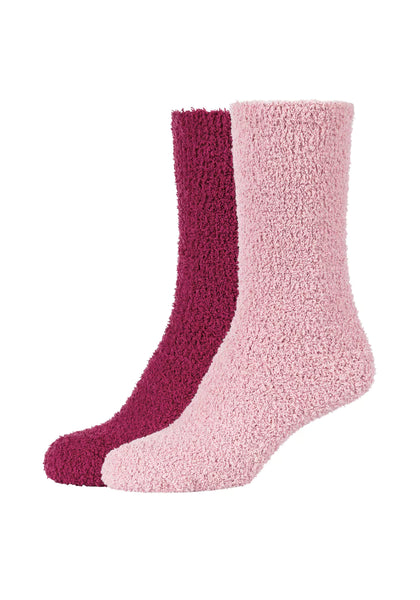 Camano - Cosy Sock - Bedsokken Fashion / Dark Saphire - Ashley Blue -Dusty Rise Mix  2 Pack