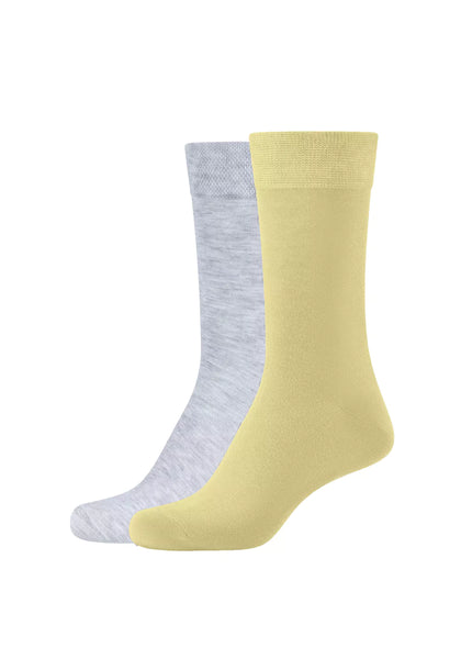 Camano - Damessokken - Silky Feeling / Beige - Naturel - Stone Melange - Silver Rose - Zwart 2 Pack