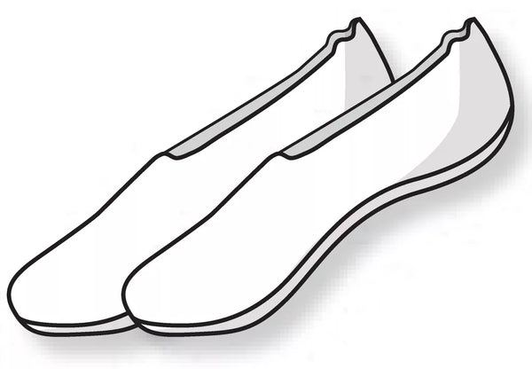 Camano - Footie - Modal High Cut / White - Cuban Sand - Black