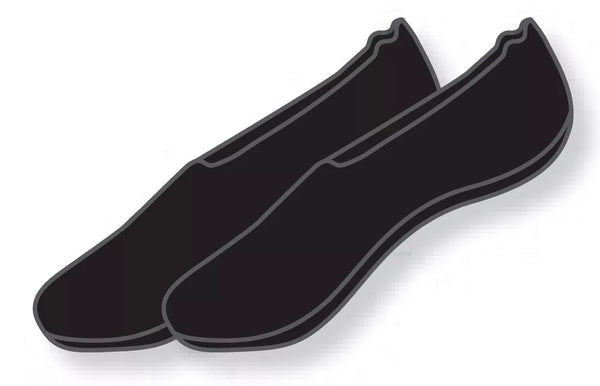 Camano - Footie - Modal High Cut / White - Cuban Sand - Black