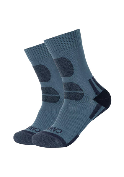 Camano - Outdoor - Crew Sok Cushiond / Denim - Abbey Stone   2 Pack
