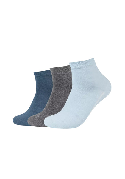 Camano Ca-Soft  - Quarter Sokken - Verschillende Kleuren 3 Pack