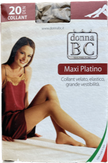 Donna BC 20den - Mousse Panty - Maxi XXL / Beige - Vison - Noiset - Lyon - Fumo