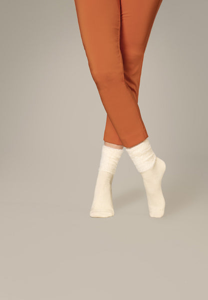 MarcMarcs - Damessokken - Fashion - Jules / Zwart - Grey - Camel - Off White - Olive