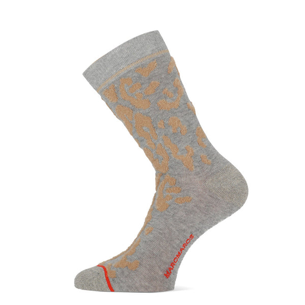 MarcMarcs - Damessokken - Fashion - Sofia / Cream - Midel Grey Mel