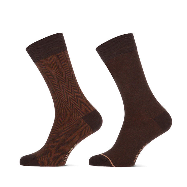 MarcMarcs - Herensokken - Daniel / Verschillende Kleuren   2 Pack