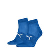 Puma - Sport Quarter / Zwart - Lime - Blue    2 Pack