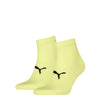 Puma - Sport Quarter / Zwart - Lime - Blue    2 Pack