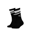Puma - Kinderen - Heritage Stripe Crew/ White Grey Blue - Grey Melange - White Racing Blue - Black  2 Pack