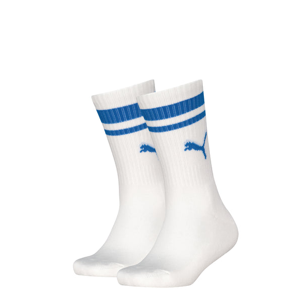Puma - Kinderen - Heritage Stripe Crew/ White Grey Blue   2 Pack