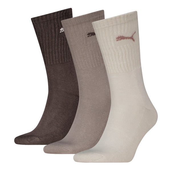 Puma - Regular Crew - Effen Sportsokken / Verschillende Kleuren    3 Pack