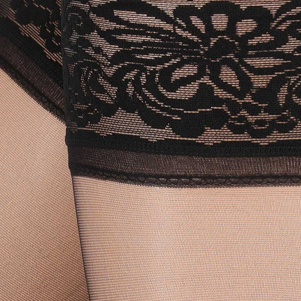 Sarlini - Stay-Up 20 Denier - Lycra/ Zwart - Daino - Amande