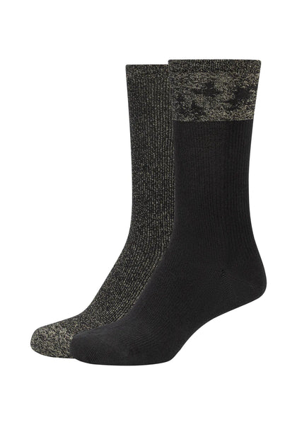 Tamaris - Dames - Silky Touch Rebbel / Curd&Whey - Widsomer Wine - Black     2 Pack