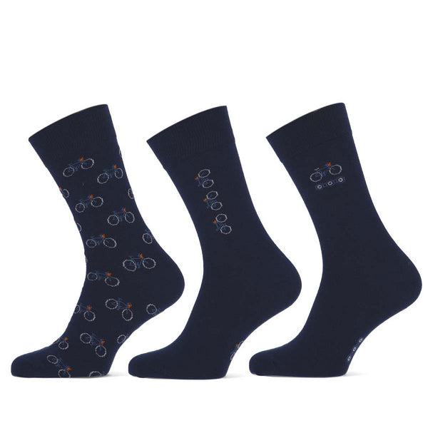 Teckel - Herensokken - Fashion - Fietsen / Zwart - Grijs - Marine