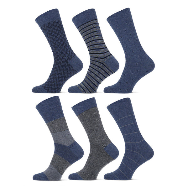 Teckel - Herensokken - Fashion - Blusee /  Jeans   3 Pack