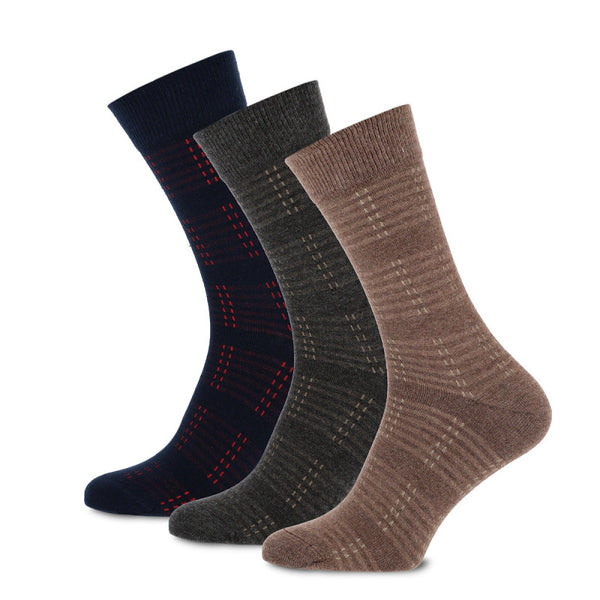 Teckel - Herensokken - Fashion - Stippel / Streep - XO     3 Pack