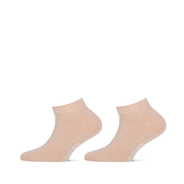 Yellow Moon - Kids - Sneakersokken - Lurex / Light Beige -  Peach    2 Pack