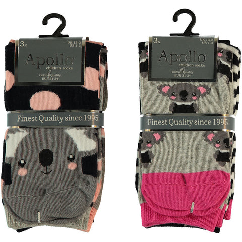 Apollo - Kindersokken - Koala Print