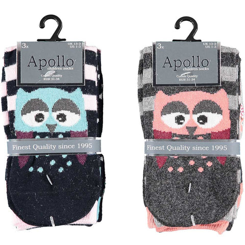 Apollo - Kindersokken - Uilenprint