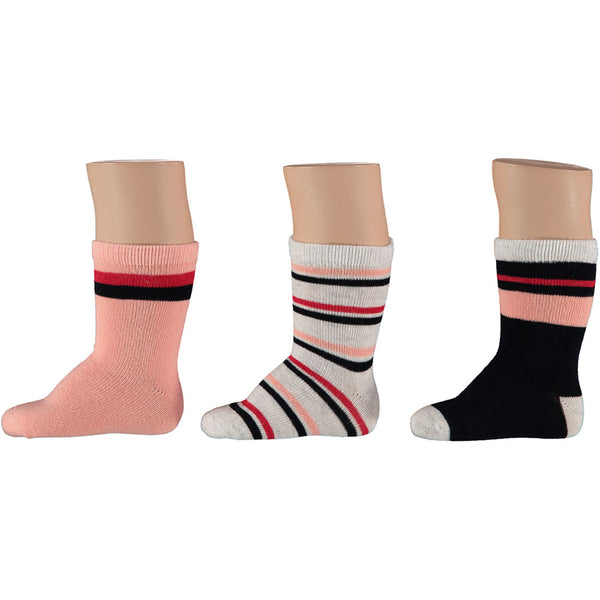 Apollo - Baby Sokken - Gestreept Design Zalm 3 Pack