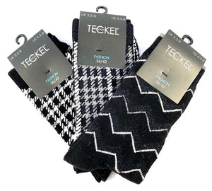 Teckel - Damessokken - Fashion - Black&White  3 Pack