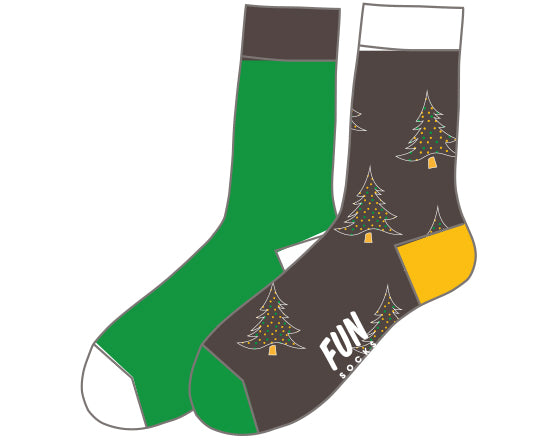 Camano - Fun Socks Kinderen / Meadow Green 2 Pack