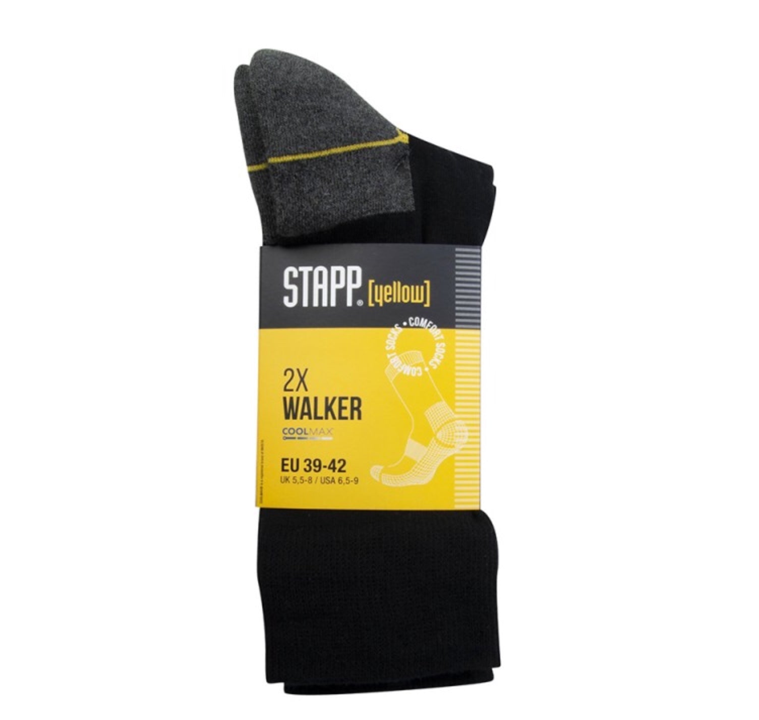 Stapp Yellow  - Coolmax  Walker Sokken