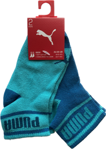 Puma Baby Sock / Aqua Green 2 Pack