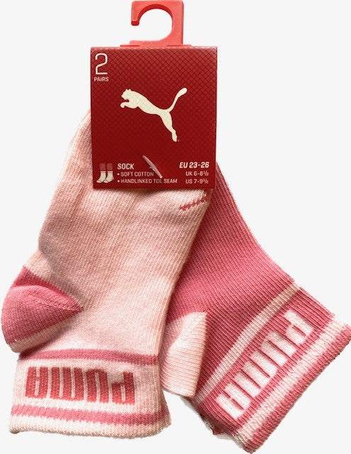 Puma Baby Sock / Pink 2 Pack