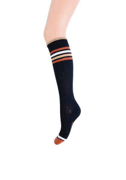 Yellow Moon - Kniekousen Lurex boord