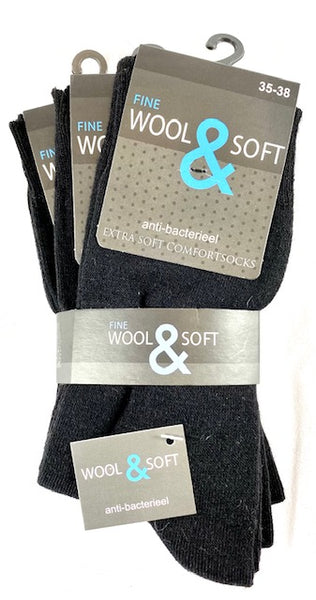 Wool & Soft - Sokken 3 Pack