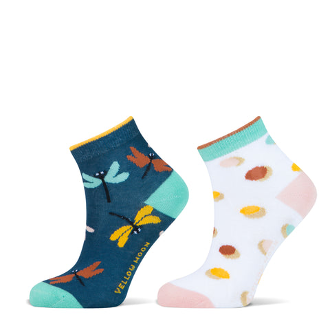 Yellow Moon - Kinder - Enkelsok - Desig Libelle 2 Pack