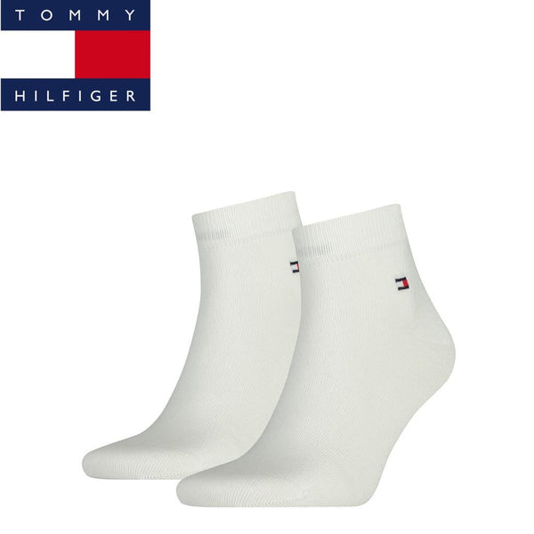 Tommy Hilfiger - Heren Quarter 2P - Effen/ White